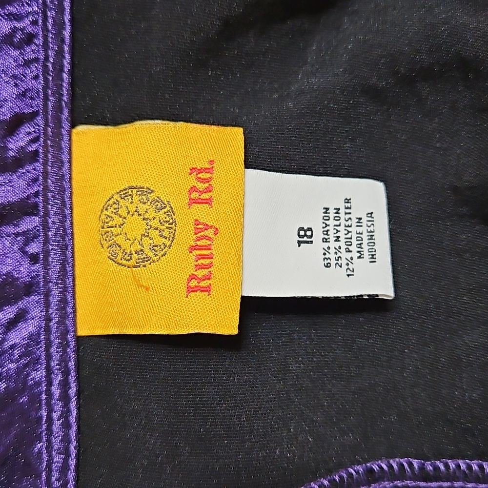 Ruby Rd Purple Women's Lightweight Jacket Size 18 - image 6